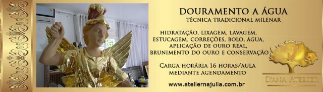 curso Douramento a Água no atelier ana julia ps