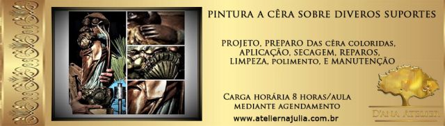 curso pintura a cêra no atelier ana julia ps cera de abelha cera de carnaúba cera clarificada pasta de cêra